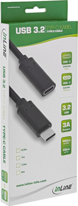 Image du produit InLine Extension USB 3.2 (2 m, USB 3.1)
