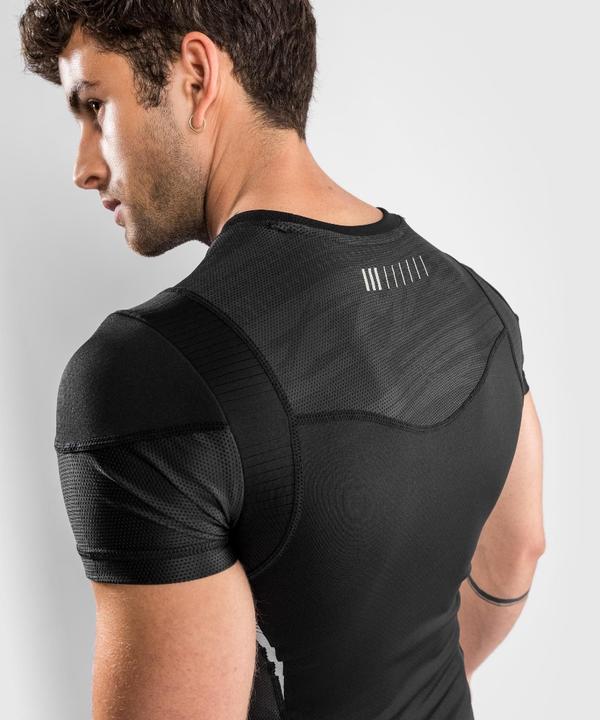 Actual product image Venum tempest 2.0 Rashguard Short Sleeves â€“ Black/Grey - L (L)