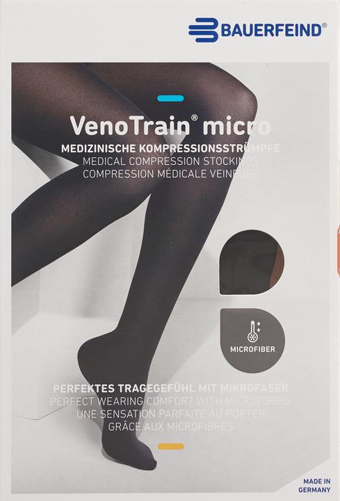 Produktbild Veno Train MICRO A-D KKL2 L normal/short geschlossene Fussspitze schwarz (L)