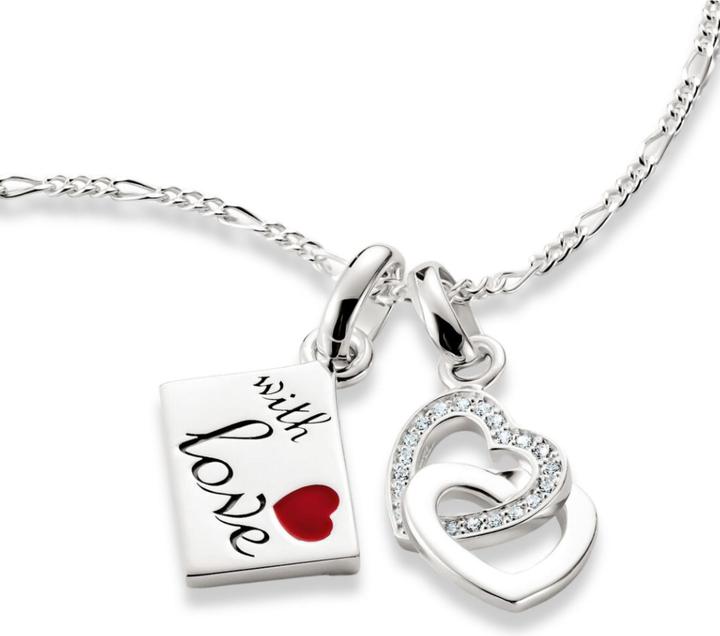 Immagine prodotto Thomas Sabo Charm-Anhänger Liebesbrief Connect Silber (Argento 925, Smalto)