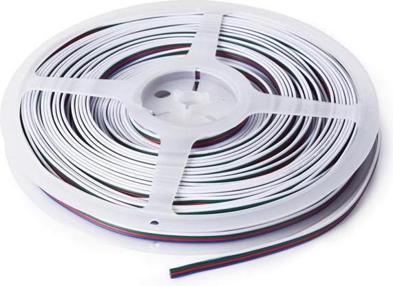 Image du produit Cables CÂBLE RVB POUR FLEXIBLES LED - 4 CONDUCTEURS - 25 m (4 x 0.33 mm²) (2500 cm)