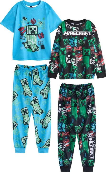 Produktbild Minecraft Schlafanzug mit langer Hose Jungen(2erPack) (158, 164)
