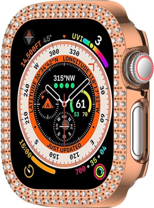 Image du produit Cover-Discount Apple Watch 10 - 42mm - Etui de protection en strass scintillant