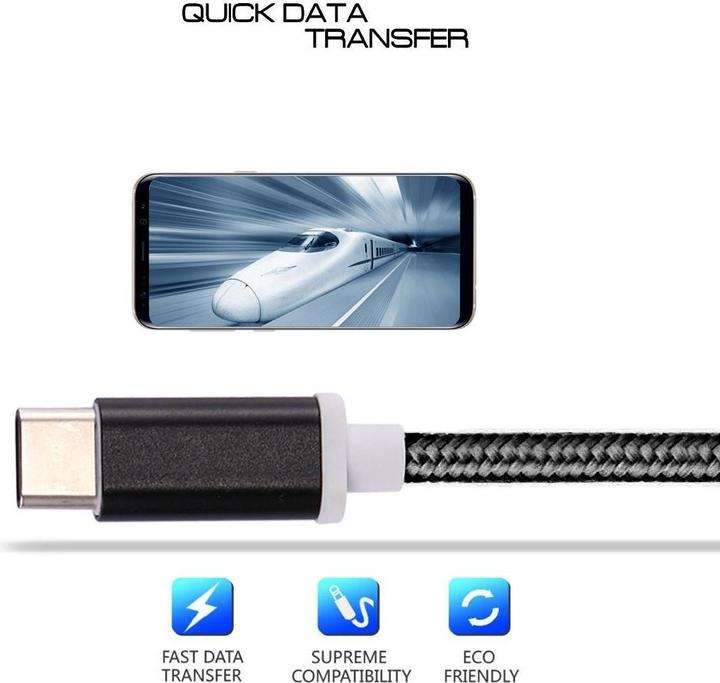 Produktbild Calitron Audio Adapter USB-C - Typ C Konverter Adapterkabel, silber (0.10 m, USB 3.2 Gen 1)