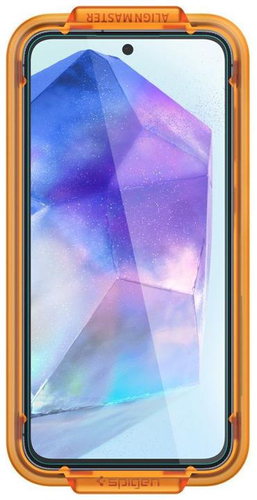 Actual product image Spigen ALM Glas.Tr Sam A55 5G 2szt. szkło hartowane AGL07775 (2 Piece, Samsung Galaxy A55)