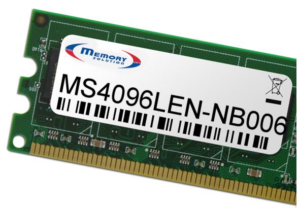 Actual product image Memorysolution Memory (T550, T450, 1 x 4GB)