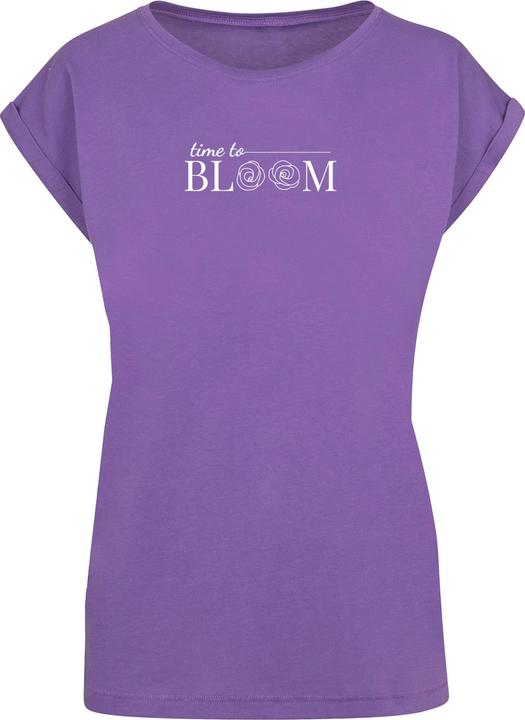 Actual product image Merchcode Ladies Time to bloom - Extended Shoulder Tee - 118693 (L)