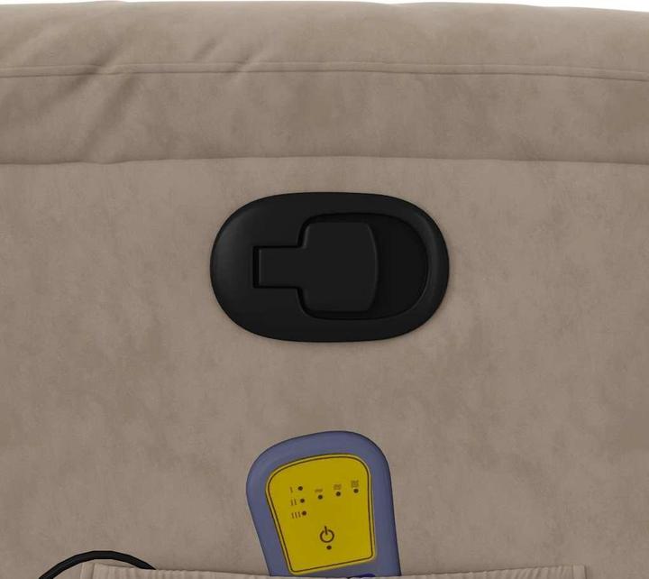 Produktbild VidaXL Massagesessel Taupe Mikrofasergewebe,Farbe: Taupe,Material