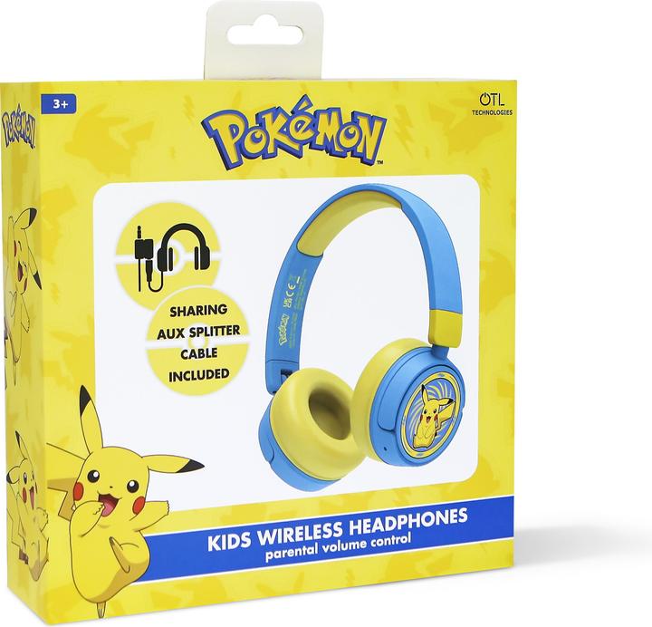 Produktbild OTL Bluetooth Headset w/Perental Control - Pokemon Pikachu (PK0980)