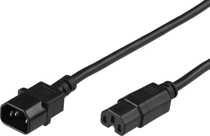 Produktbild MicroConnect Spannungsversorgungs-Verlängerungskabel (2.50 m, C14, C15)