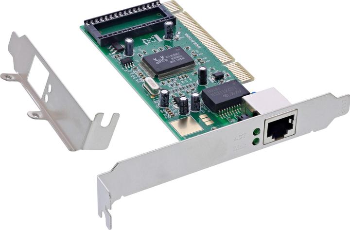 Actual product image InLine Gigabit network card, 1Gb/s, PCI (PCI)