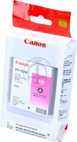 Actual product image Canon Pfi-102m (M)