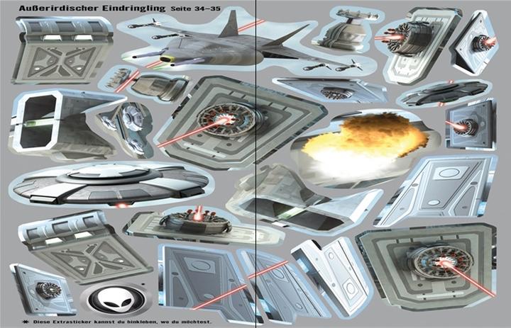 Produktbild Der grosse Stickerspass: Space Robots und Raumschiffe (Deutsch, Simon Tudhope, 2020)