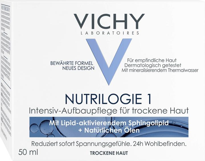 Valori nutrizionali e ingredienti Vichy Nutrilogia 1 (50 ml, Crema da giorno)