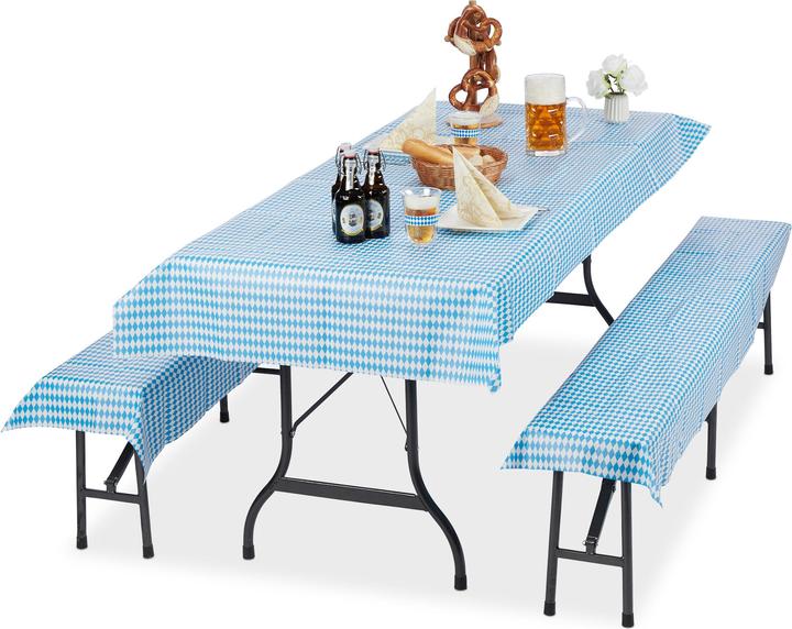 Immagine prodotto Relaxdays Tovaglie set stile Oktoberfest (250 cm)