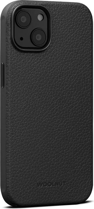 Woolnut Leather case for iPhone 14, black (Apple iPhone 14)