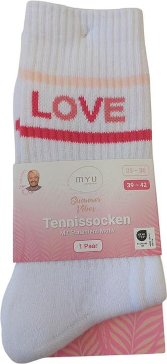 Actual product image MYU Love" tennis socks (39 - 42)