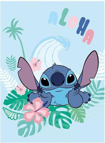 Produktbild Aymax DISNEY - Couverture Flanelle 110x150cm - Aloha Stitch (110 x 150 cm)