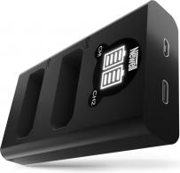 Image du produit Newell Kit comprenant un chargeur DL-USB-C à deux canaux et deux accumulateurs EN-EL14 pour Nikon (Chargeur de batterie d'appareil photo)