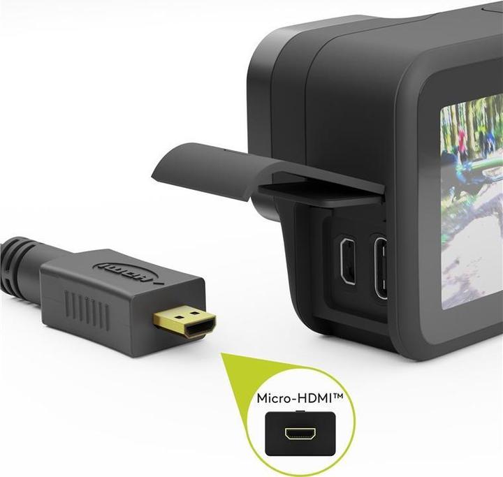 Actual product image Goobay Micro HDMI D – HDMI Buchse (0.15 m, HDMI)