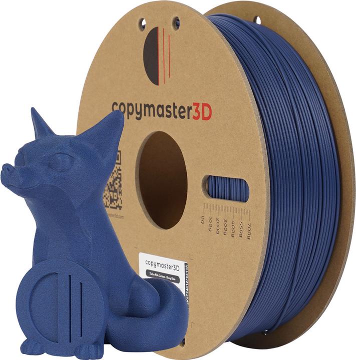 Image du produit Copymaster3D Turbo PLA Carbon Filament for 3D printer, 1.75 mm, blue (Carbone, 1.75 mm, Bleu)