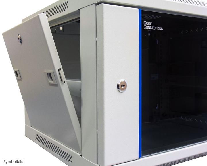 Image du produit Alcasa GC-R0009 Étagère murale en rack 6U (6 HE, Rack 19 pouces)
