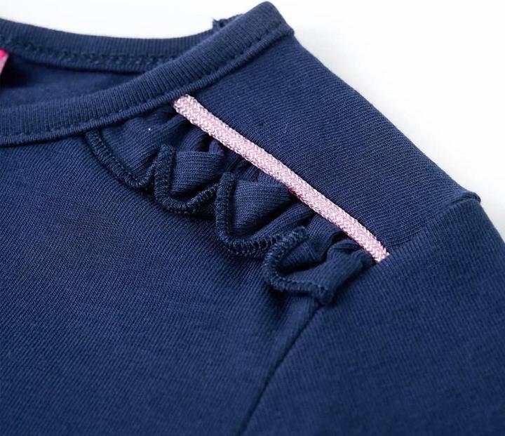 Immagine prodotto VidaXL Camicia da bambino a maniche lunghe blu navy 140,Materiale: 95 % cotone (140)