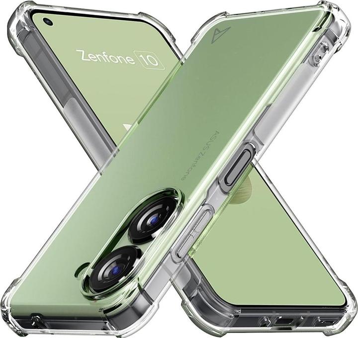 Productafbeelding Screenguard Asus Zenfone 10 Hoesje Kristal Zachte Airbag Bumper (Asus Zenfone 10)