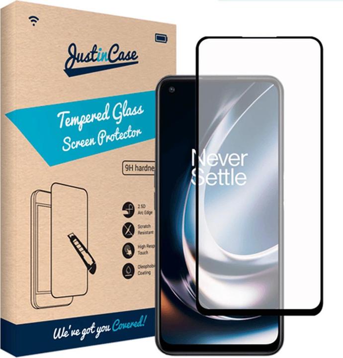 Produktbild Just in Case Gehärtetes Glas Edge to Edge Screenprotector OnePlus Nord CE2 Lite (1 Stück, OnePlus Nord CE 2 Lite)
