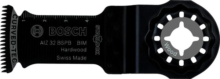 Bosch Professional Zubehör BIM plunge cut saw blade AIZ 32 BSPB, Hard Wood, 50 x 32 mm, pack of 10
