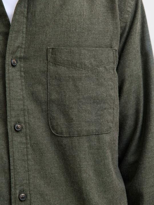 Immagine prodotto Jack & Jones Jjeclassic Melange Shirt L/S Sn Pls (4XL)