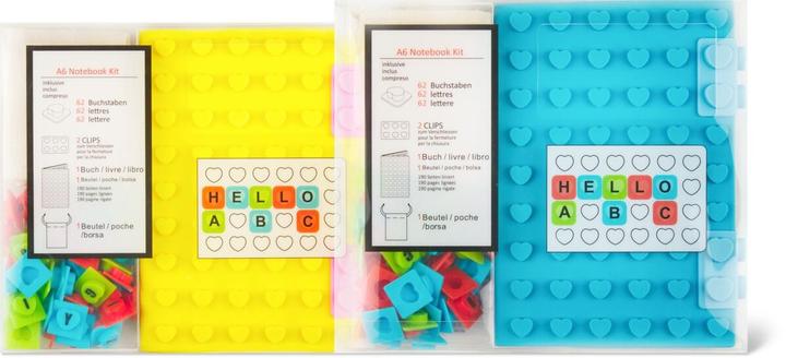 Produktbild Papeteria Notizbuch Silicon Lego Puzzle Herz A6