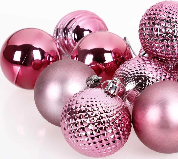 Image du produit Deuba 66tlg Boules de sapin de Noël argentées (66 -pièce)