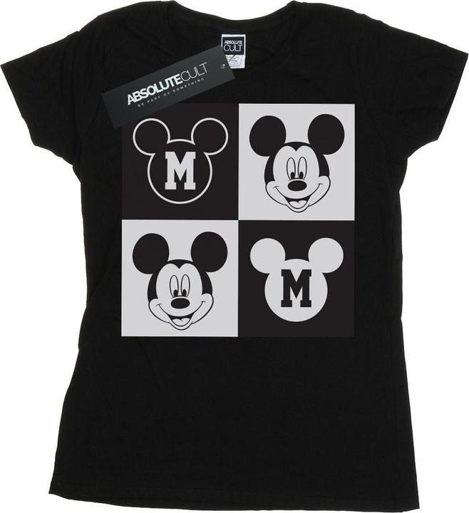 Disney Mickey Mouse Smiling Squares TShirt (S)