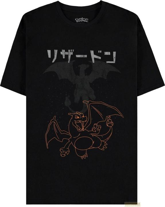 Difuzed Pokémon - Charizard Short Sleeved T-shirt - XL (XL)