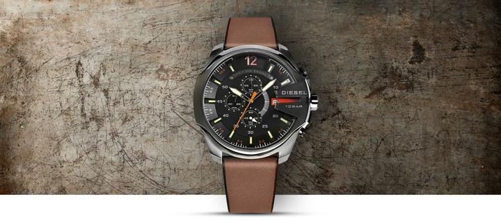Actual product image Diesel Mega Chief (Analogue wristwatch, Chronograph, 51 mm)