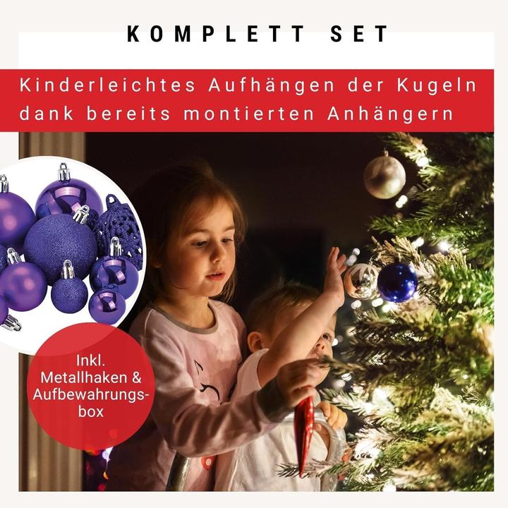 Actual product image Woma Christmas baubles set (50 -part)