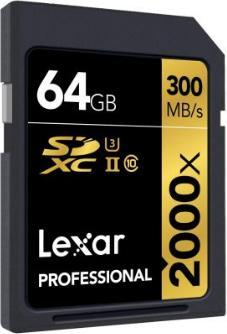 Image du produit Lexar Sdxc (64 Go, SDXC, U3, UHS-II)