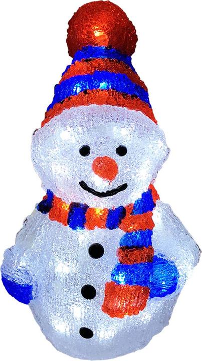 Produktbild Inda-Exclusiv Acryl Schneemann 40 LEDs kaltweiss Weihnachtsbeleuchtung Aussen