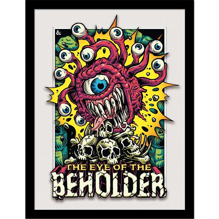 Dungeons & Dragons The Eye Of The Beholder Breakout Framed Poster (40 x 30 cm)