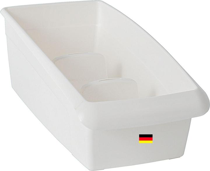 Immagine prodotto Novaliv Organizzatore per cosmetici Piccolo Cassetto Organizzatore Bagno - 25 x 12 cm BIANCO Make-up (12 x 25 cm)