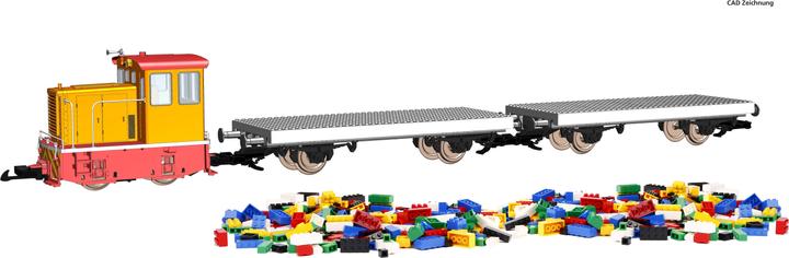 Actual product image Piko G-Start Set Freight Train Clamp Brick Car R/C (Track G)