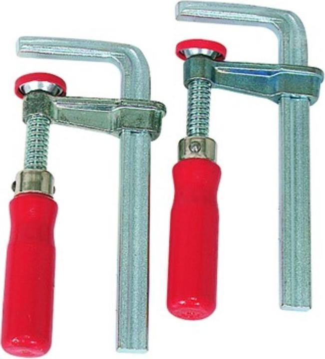 Bosch Professional Zubehör Schraubzwingenpaar für Handkreissägen, zu FSN 70, FSN 140 (20 mm)