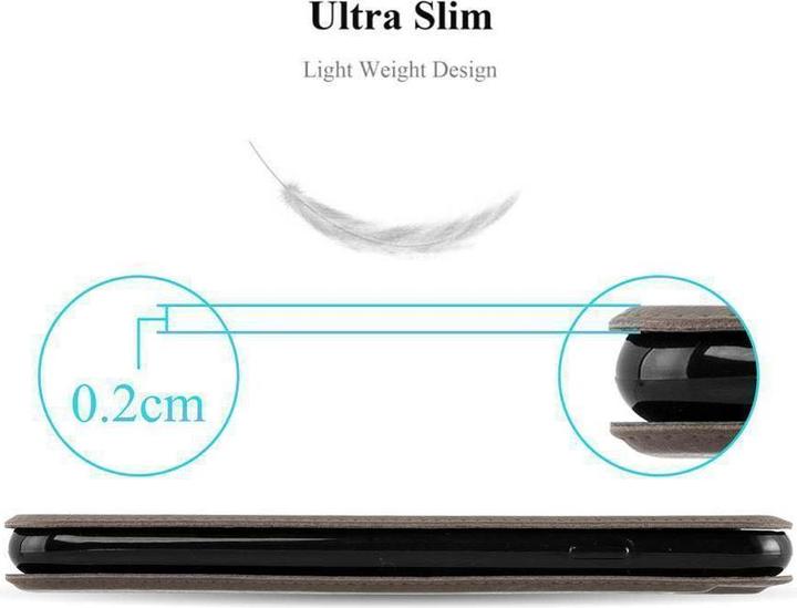 Produktbild Cadorabo Book mit View Doppelfenster Cover (HTC One M9)