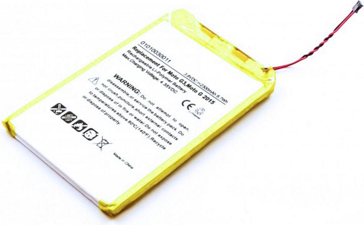 Produktbild AGI 64086 - Akku - Motorola - Motorola Moto G 2015 - Weiss - Gelb - Lithium Polymer (