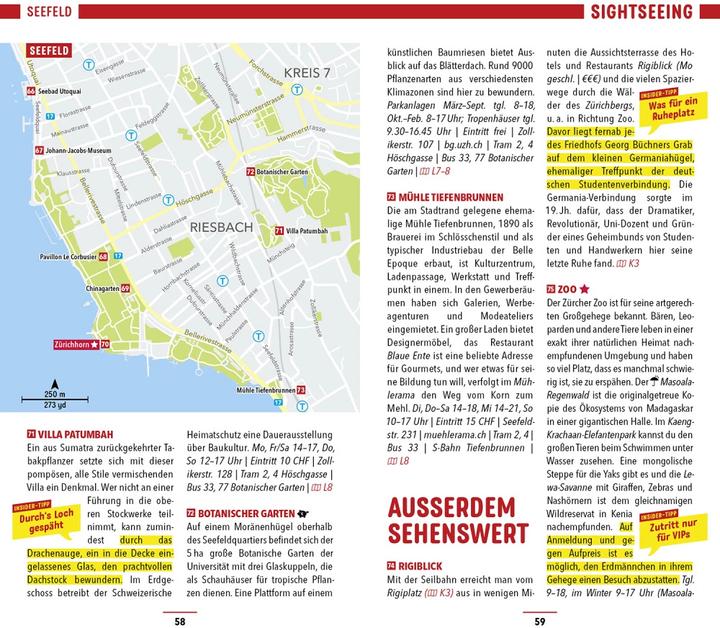 Produktbild Reiseführer Zürich (Deutsch, Gabrielle Attinger, 2022)