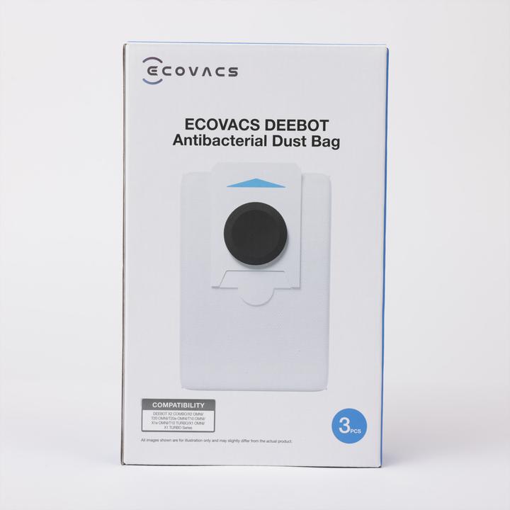 Actual product image Ecovacs DEEBOT X2 COMBO Antibacterial Dust Bags 3L - DDB030028 (3 x)
