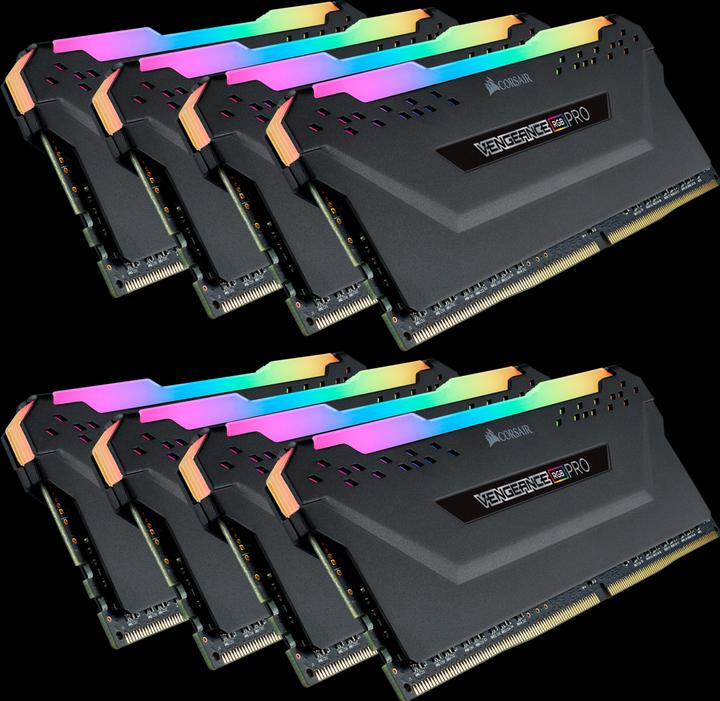 Actual product image Corsair Vengeance RGB Pro (8 x 32GB, 3200 MHz, DDR4-RAM, DIMM)