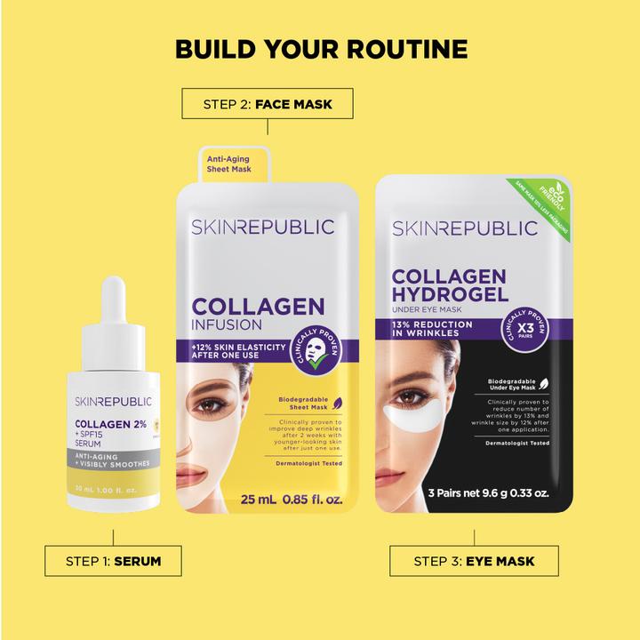 Actual product image Skin Republic - Collagen 2% + SPF 15 Serum (30 ml)