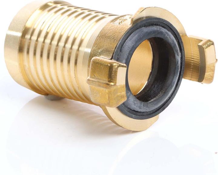 Produktbild Wiltec Messing Schlauchtülle DN32 (1 1/4") Schlauch Verbinder Schnellkupplung (Schlauchverbinder, 32 mm)